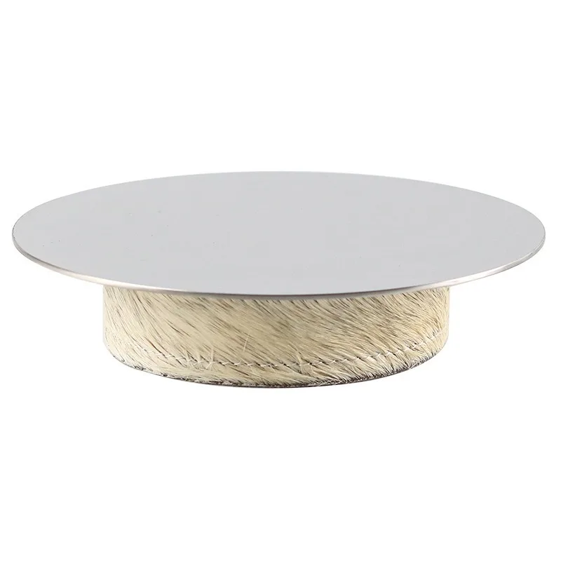 Description Picture 5 of itemStainless Steel Mirror Luxury Storage Trays Creative Round Shallow Desktop Storage Trays Modern Simple Fashional Home Decoration