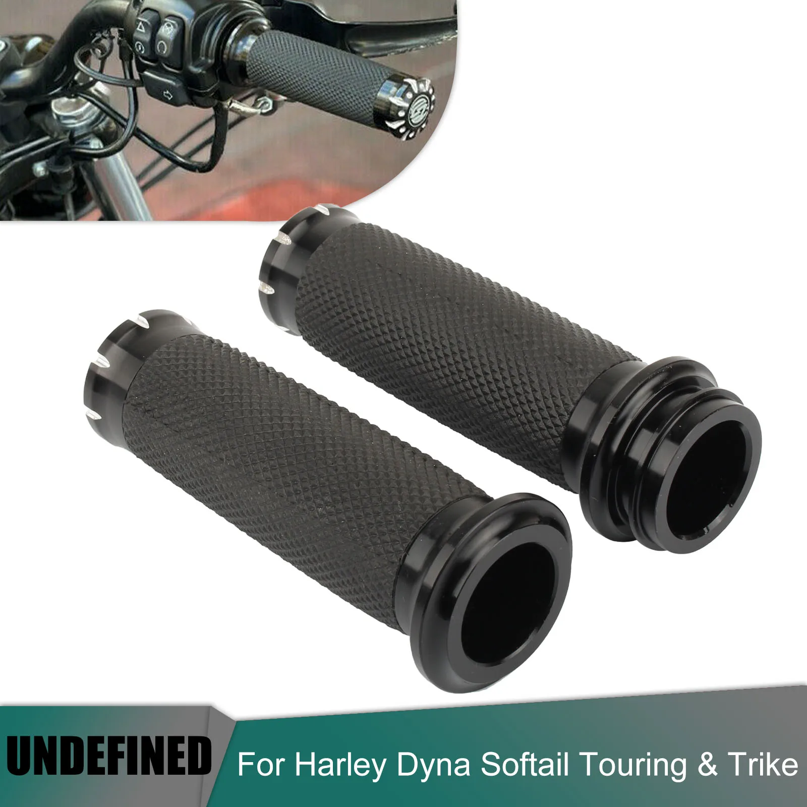 

1" Handlebar Hand Grips Motorcycle Electronic Throttle Hand Grips For Harley Touring Street Road Glide Softail Dyna FXDLS
