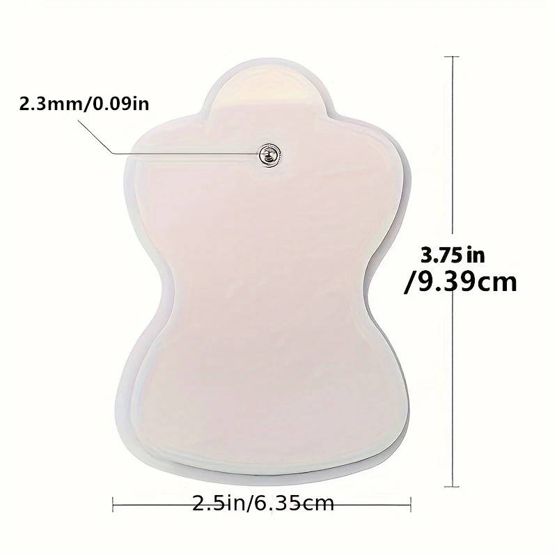 TENS Unit Replacement Pads 8Pcs For Omron Large Long Life Pads Snap Electrode Pads Durable tens unit replacement pads