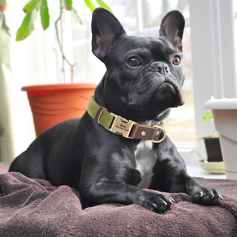 Custom PU Leather Dog Collar 5