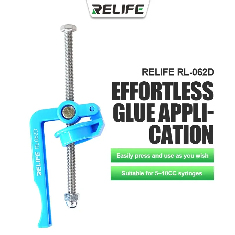  RELIFE RL-062D 5CC~10CC Rosin Flux Is Suitable for Syringe Soldering Oil, Solder Paste, UV Mask Oil, Glue Manual Booster Tool 