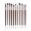 OVW 12pcs Eye Shadow Nature Hair Eyeliner Eyebrow Lip Cosmetic Beauty Makeup Brushes Tools 1