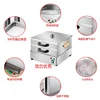 Rice roll machine small household electric breakfast rice roll steamer steamer 304 stainless steel drawer type rice roll steamer 6
