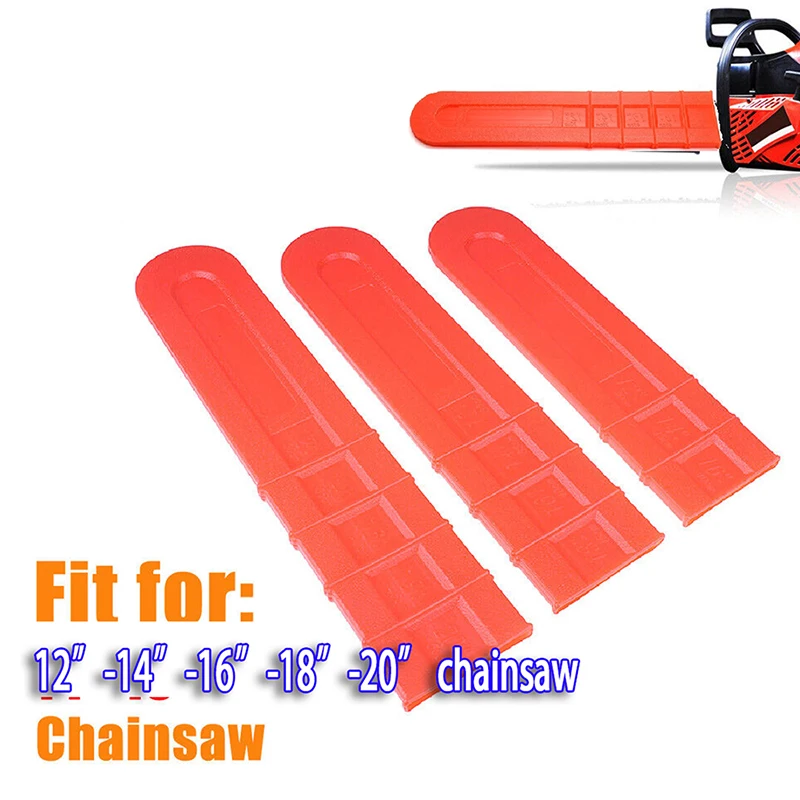 범용 전기톱 바 보호 커버, 칼바드 보호대 가이드 플레이트 거치대 플라스틱 정원 도구 액세서리, 12 인치, 16 인치, 18/20 인치  Best5