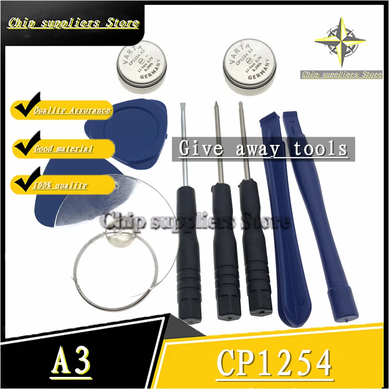 1PCS 2PCS// CP1254 A3 1254 Volta 3.7V Free disassembly tools Nwe ...