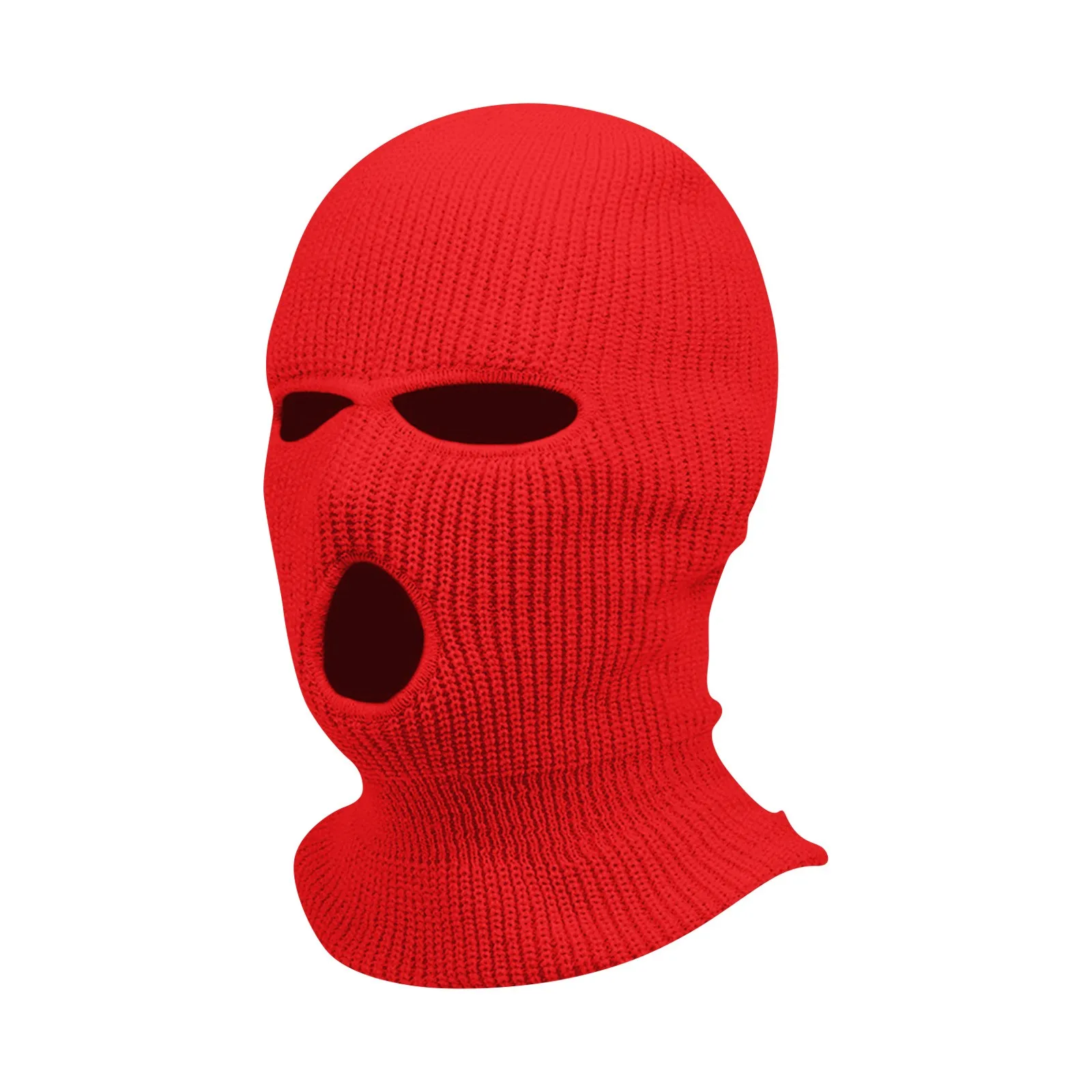 

Three Hole Candy Colored Wool Hat With A Hood For Outdoor Cycling Windproof Mask 2024 Gorros Invierno Mujer Casquette Homme