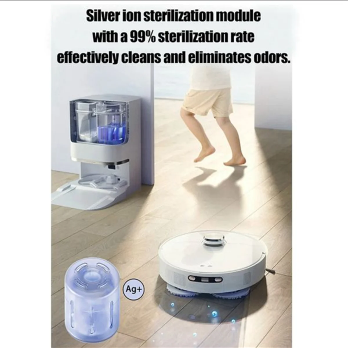Antibacterial Silver Ion Module for Dreame X10 S10 S10plus W10S S20 X20 L10s Ultra Vacuum Effective Cleaning Parts 3