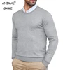 Autumn Men's Dress Crew Neck Sweater Slim Fit Lightweight Sweatshirts Knitted Pullover Casual Fashion Long Sleeve Sweater 1