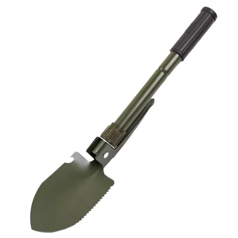 Camping Shovel Versatile Folding Metal Tool Durable Space-Saving for Outdoor Gardening & Emergency