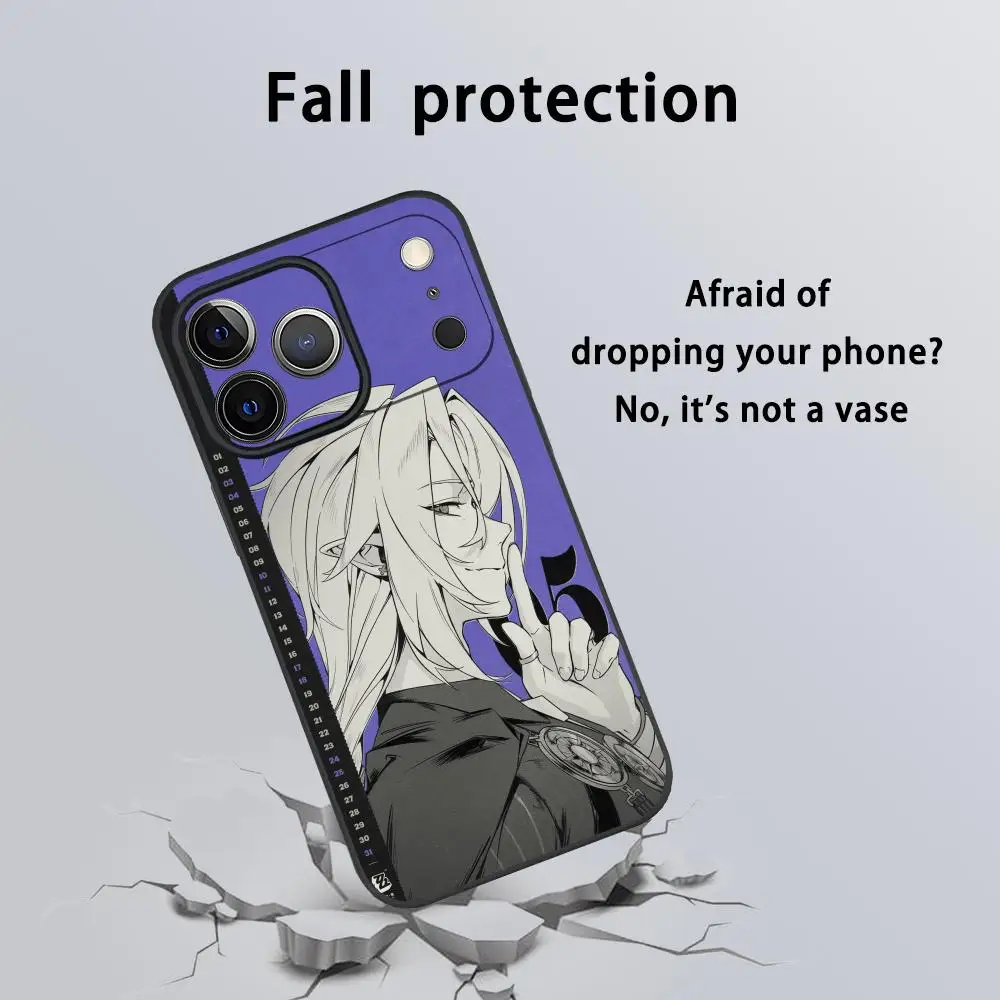 Stylish Black Frosted Soft Shell Zenless Zone Zero Phone Case