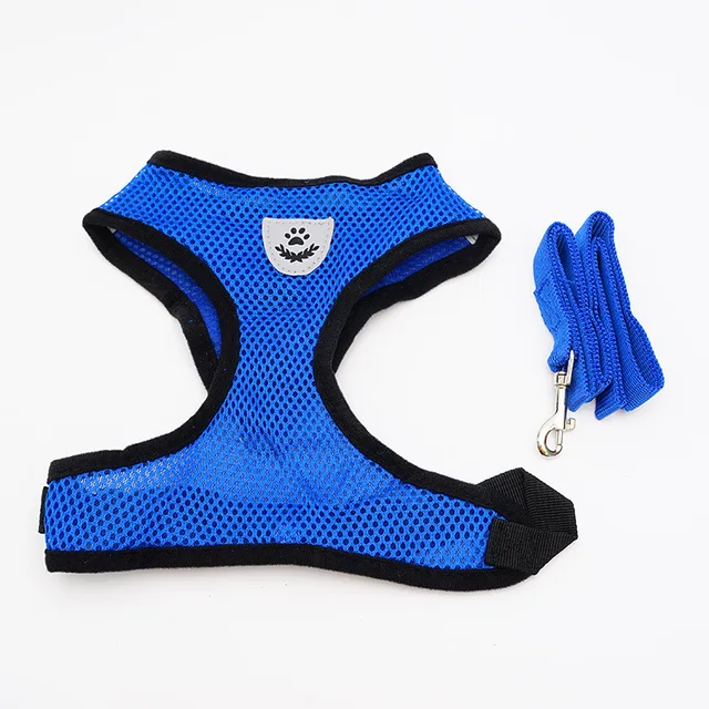 Breathable Mesh Cat Small Dog Harness And Leash Kitten Cats Harnesses Little Dog Puppy Harness For French Bulldog Chihuahua Pug 4 Breathable Mesh Cat Small Dog Harness And Leash Kitten Cats Harnesses Little Dog Puppy Harness For French Bulldog Chihuahua Pug 4