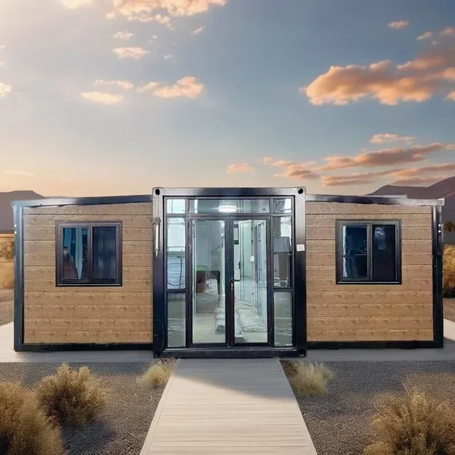 Eco Friendly Prefabricated Home Modular Villa Fireproof Rockwool Insulation Solar Ready Smart House Quick Build Residence 5