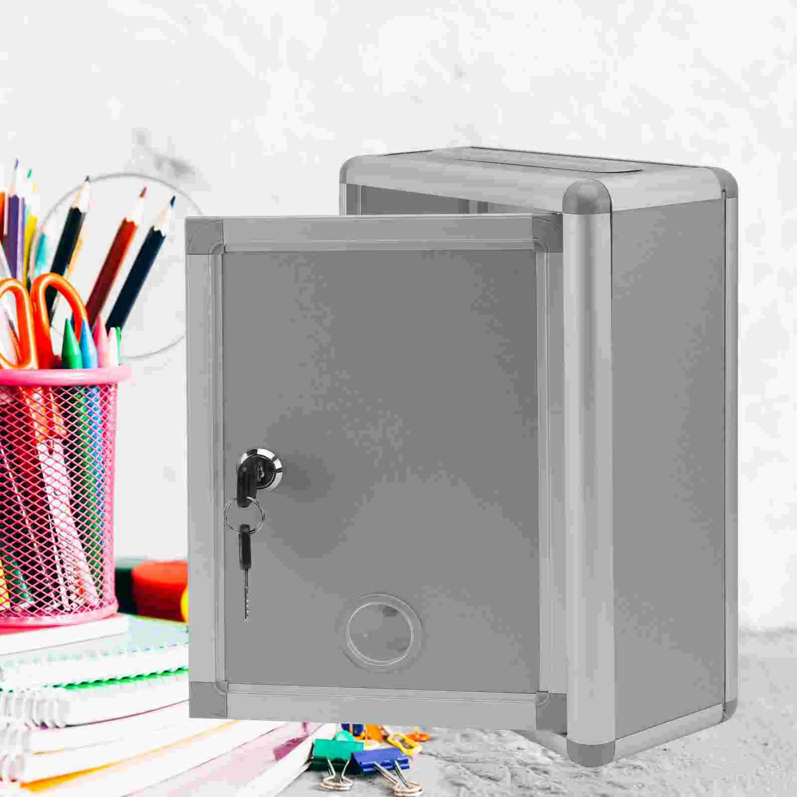 

Ящики-подвески с замком для бизнеса, почтовый ящик для офисных комментариев, писем, депозит, копилка из металлического сплава, для улицы