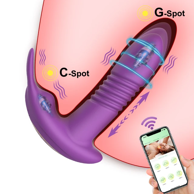 Bluetooth Thrusting Vibrator With Remote Control - Image 6