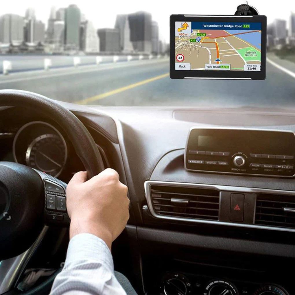 

7-дюймовый сенсорный HD-экран, автомобильный GPS-навигатор, GPS-навигатор, автомобильный GPS-навигатор с бесплатными картами, Карта Австралии