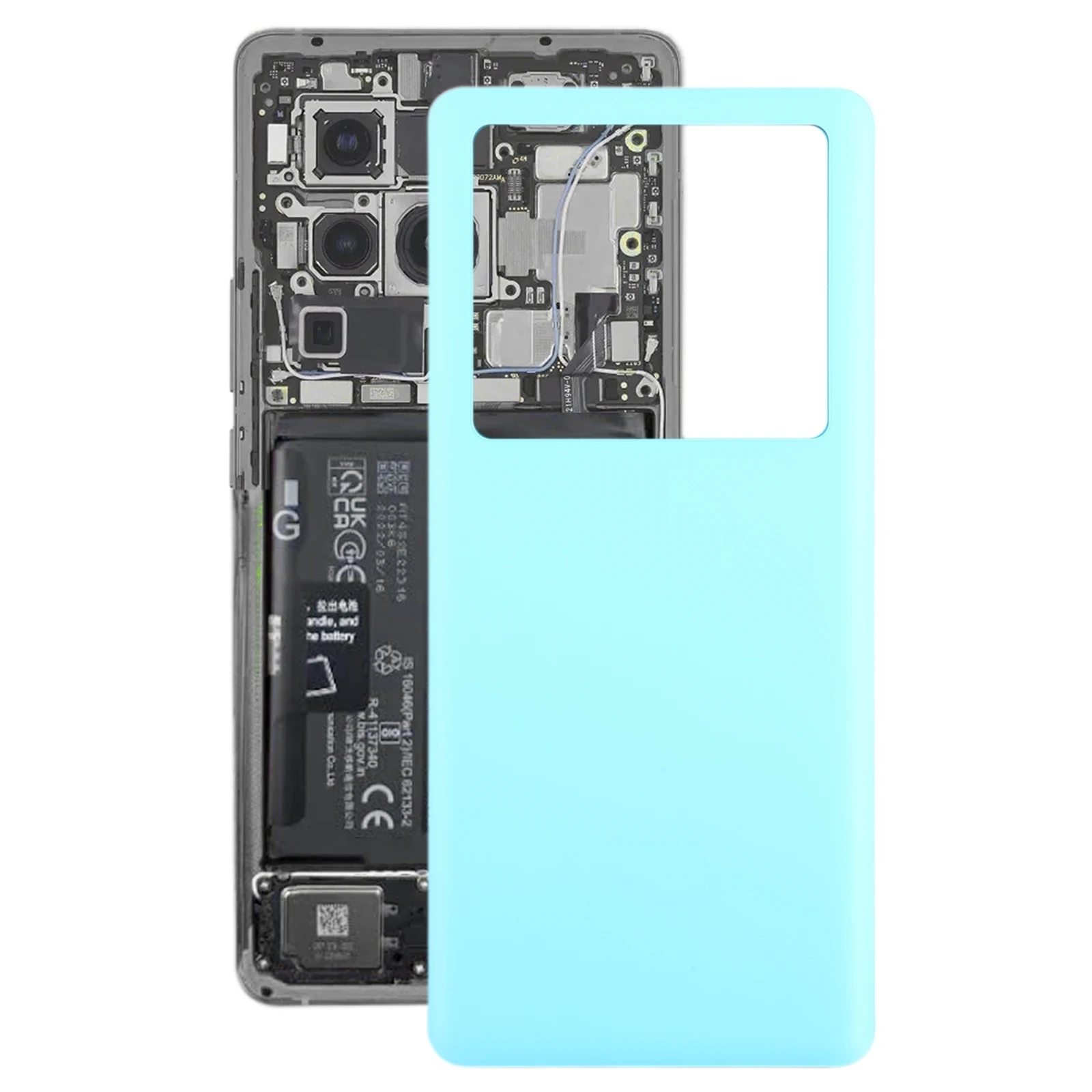 

OEM Glass Material Battery Back Cover for vivo X80 Pro Phone Rear Housing Case Replacement