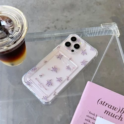 Korean Cute Flower Luxury Card Holder Phone Case - Anti - fall Cover - Samsung S22 Plus 5G (TKB - 197KB24801)