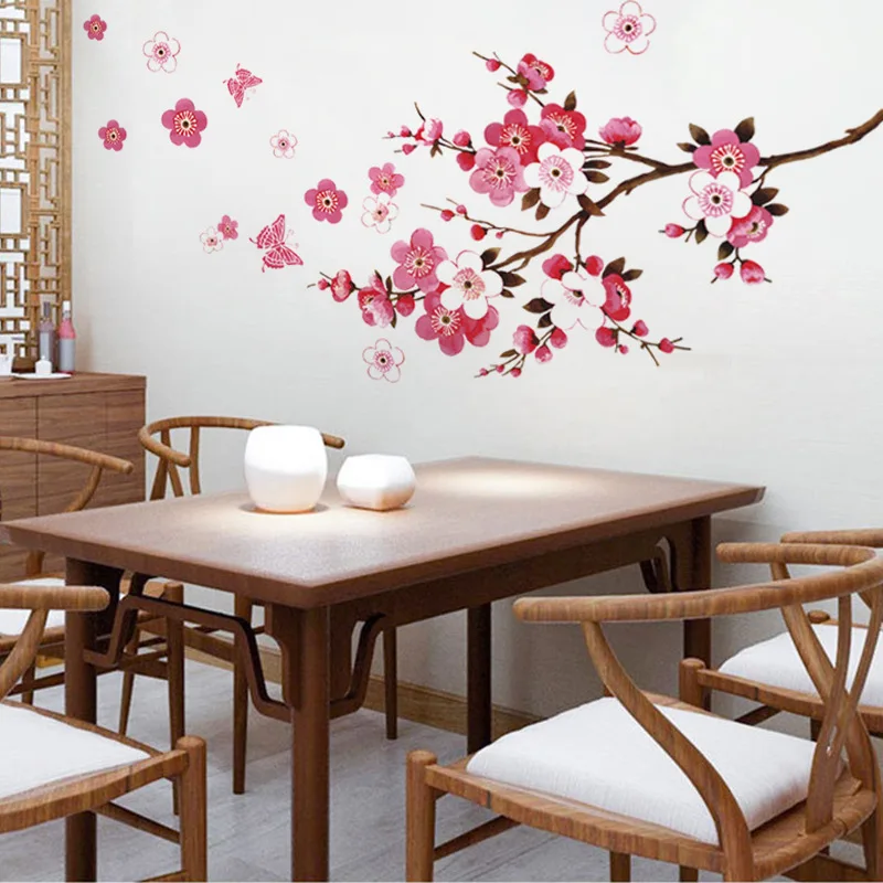 Cherry Blossom Tree Branch Wall Decal