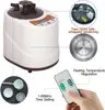 사우나 Portable Steam Sauna 1 Person Folding Sauna Tent at Home with 900W & 2L Steamer Generator Home SPA Blue 찜질 4