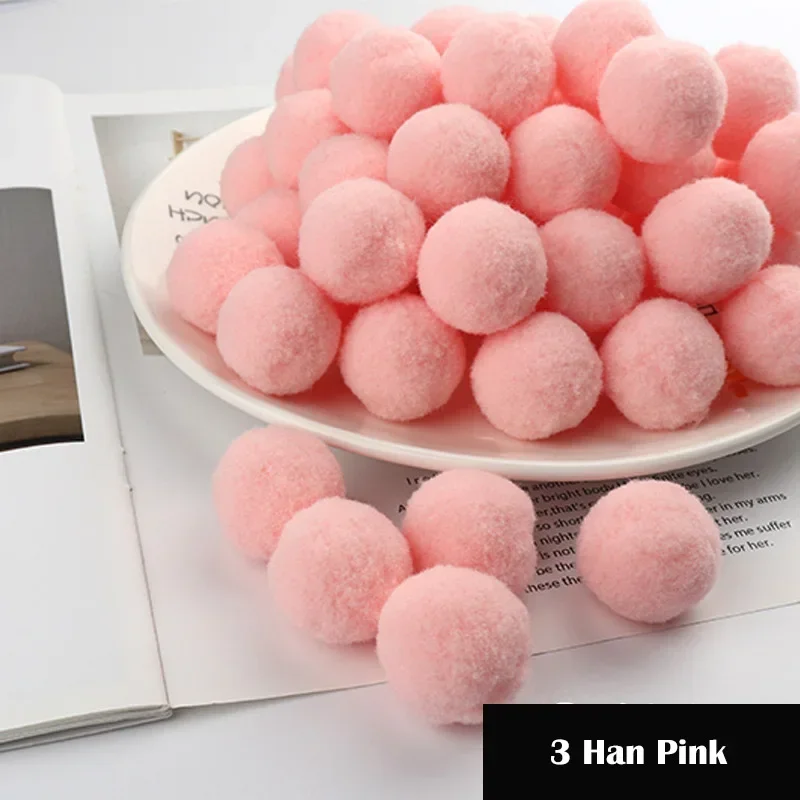 Mini Fluffy Soft Pom Poms for DIY Crafts and Home Decor