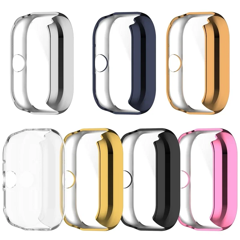 Soft TPU Full Coverage Protector Case for Smartwatch - Plated Bumper Shell