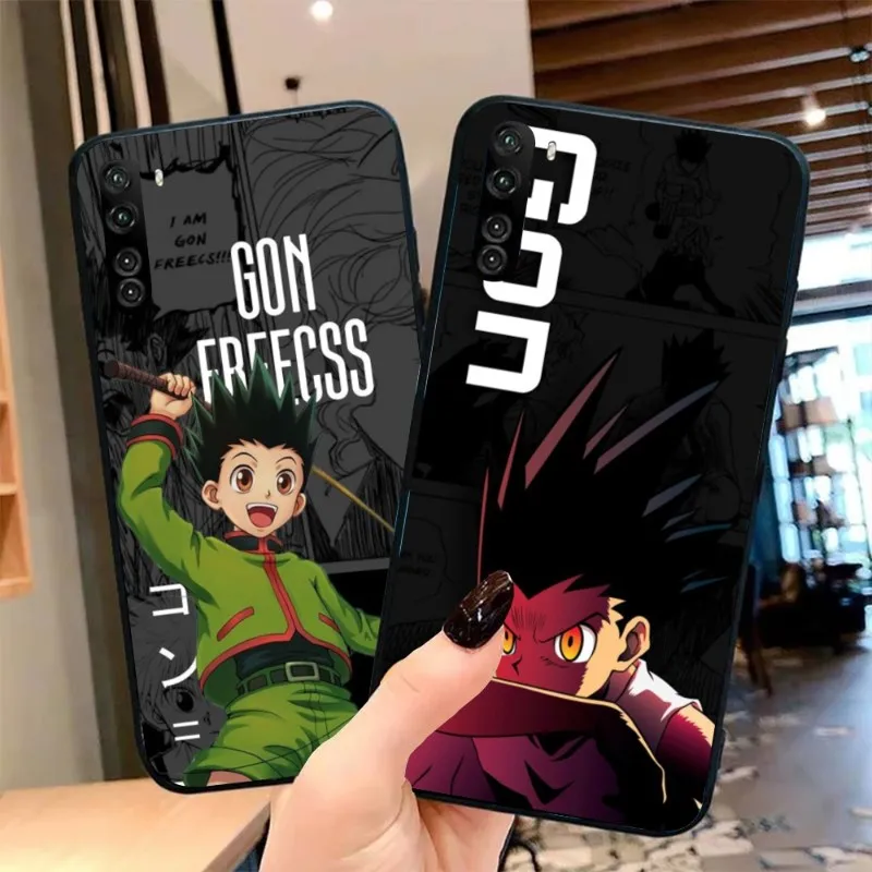 Custodia Per Telefono Hunter X Hunter Gon Per Oppo Find X5 X3 X2 A93 Reno 8 7 Pro A74 A72 A53 Cover Morbida Nera Per Telefono Funda
