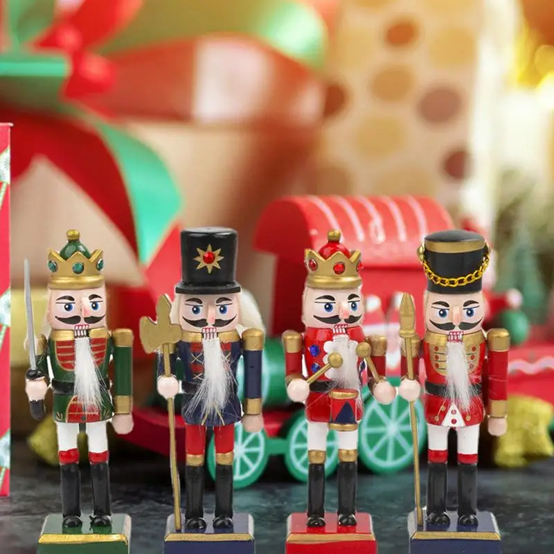 

Christmas Nutcracker Soldier Ornament Merry Christmas Decorations Kids Nutcracker Soldier Doll Christmas Wooden Nutcracker Doll
