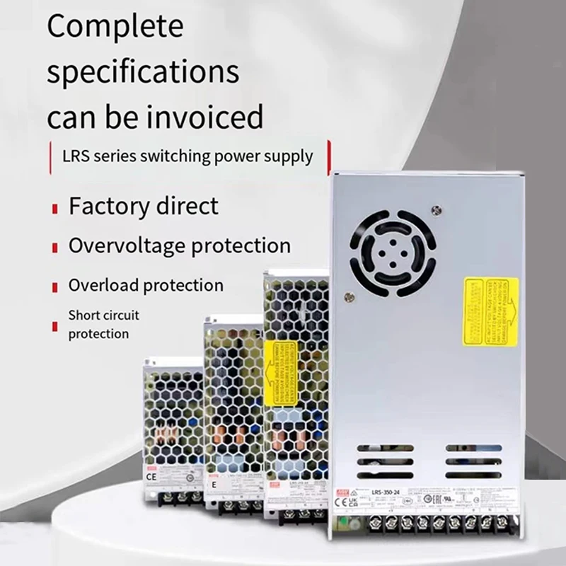 Alimentatore A Commutazione Trasformatore Ottico Monitor Led Nes/Lrs-35W50W75W100W150W24V Per Switch, Encoder, Server Iptv