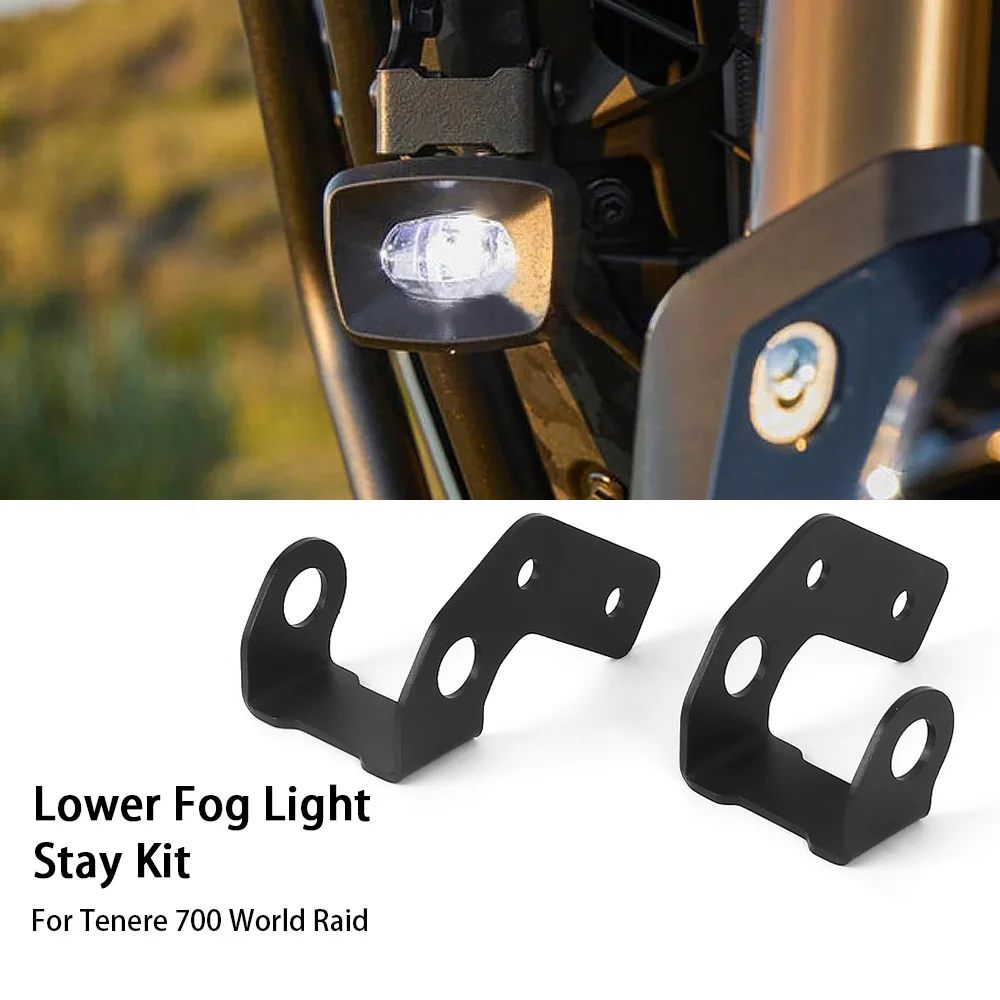 Per Yamaha Tenere 700 World Raid Tenere 700 World Raid Moto Inferiore Fendinebbia Staffa Accessori Portalampada Ausiliario