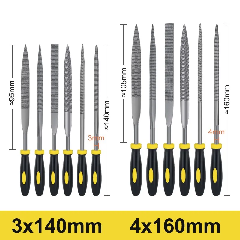 13pcs mini lime à aiguille ensemble outils à main râpe à bois pour le