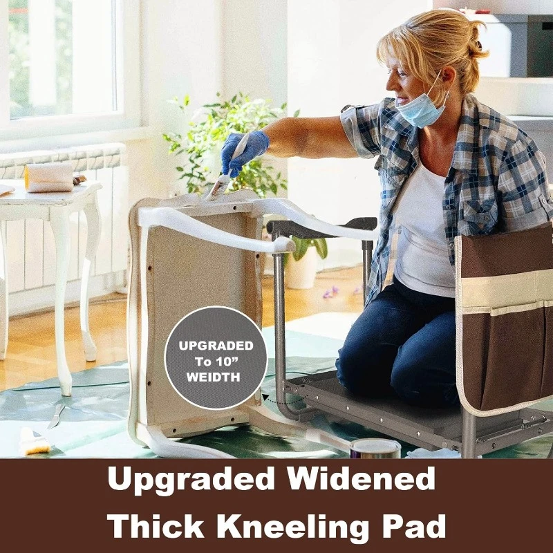 Foldable Garden Kneeler with Tool Bags 3