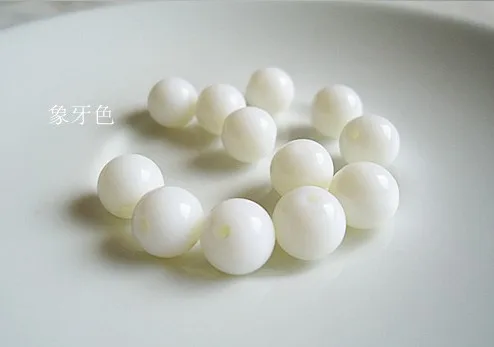 Vibrant Acrylic Round Perforated Loose Spacer Beads for DIY Crafting and Fashion Accessories