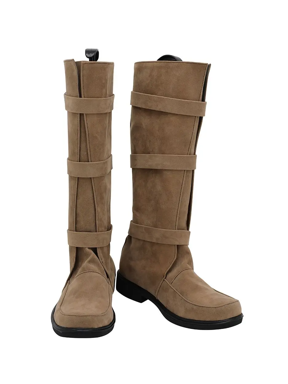 

Luke Skywalker Cosplay Boots Leather Shoes Custom Made Any Size for Men and Women