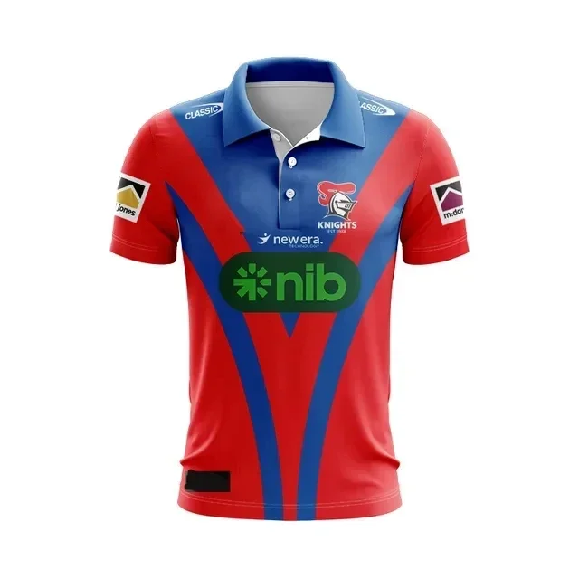 Knights Home Men's Jersey Rugby Training Singlet Short Shirt name and number size S--5XL