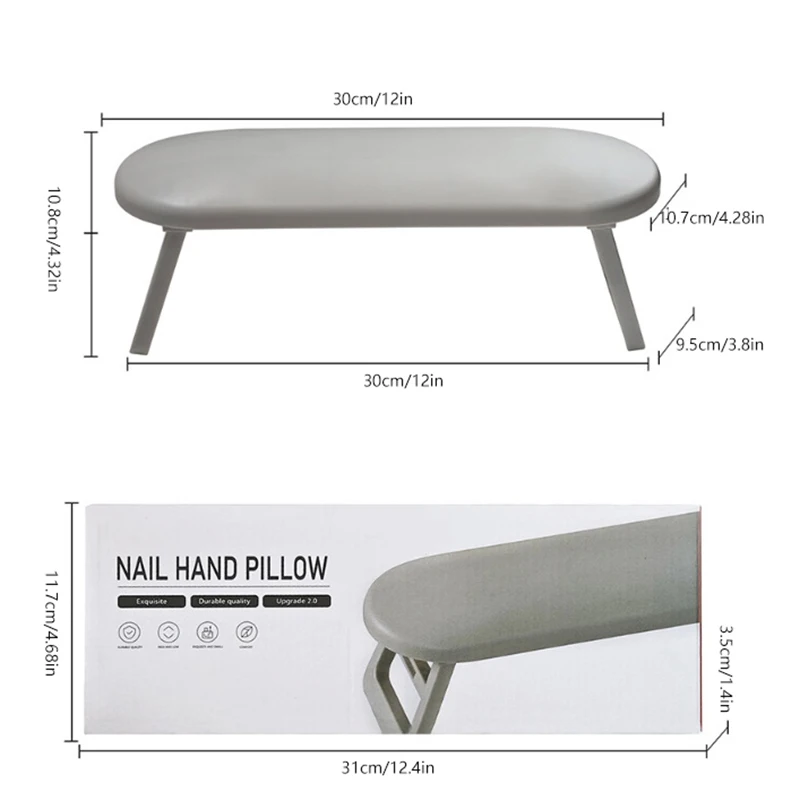 Folding Nail Hand Manicure Rest Arm Stand Pillow Cushion Holder Table Desk Armrest Sponge Support Mat Polish Tool Practice nail art hand pillow nail hand rest nail arm rest nail art table mat nail art tool