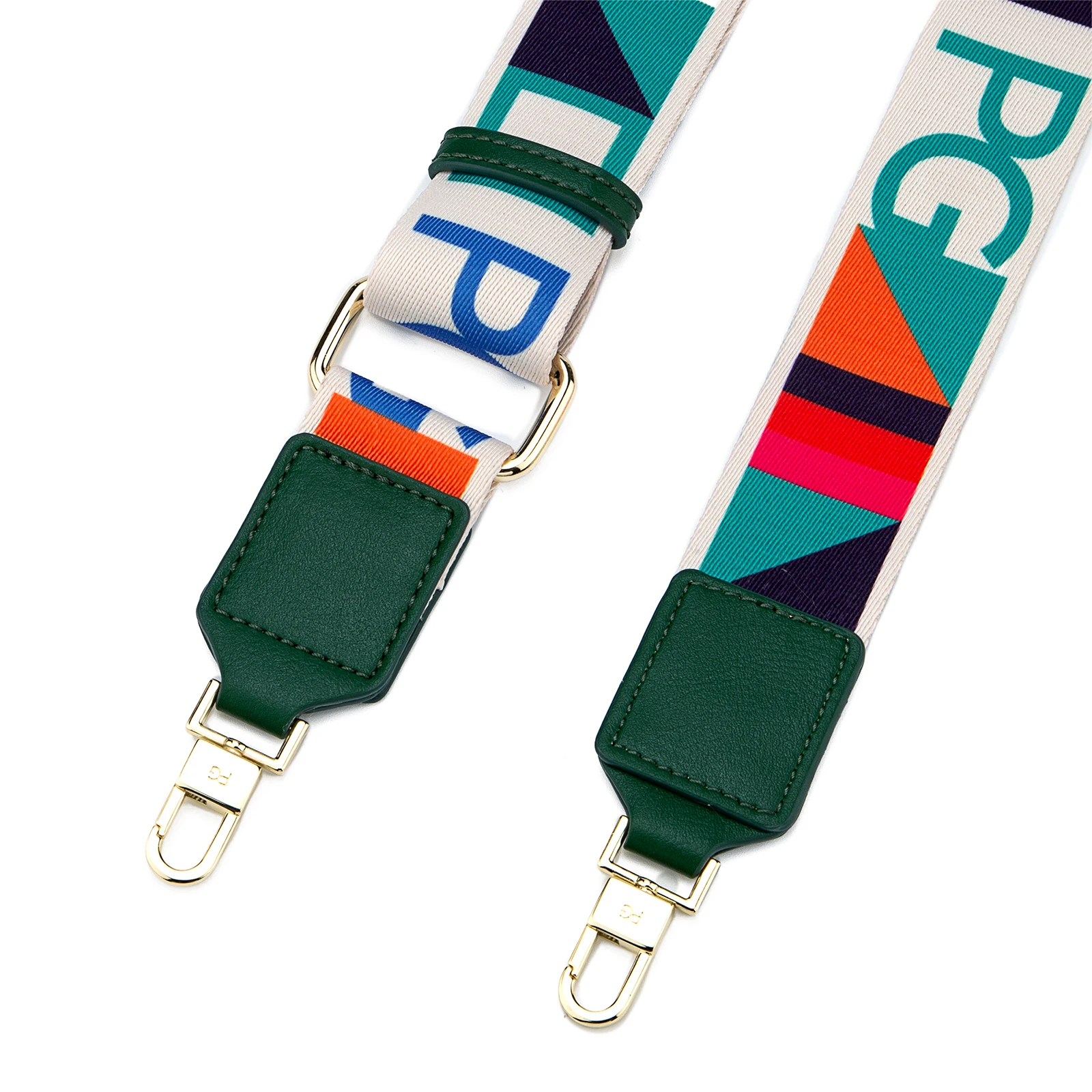 Jacquard shoulder strap close-up