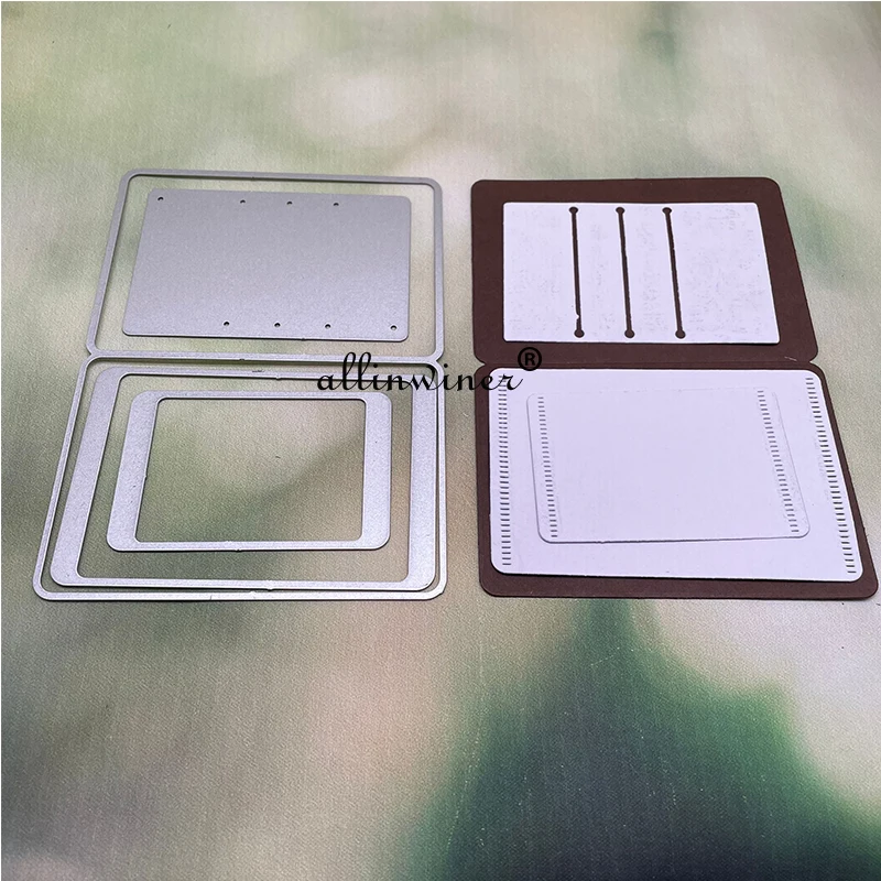 Mini album pages open Metal Cutting Dies Stencils Die Cut for DIY ...