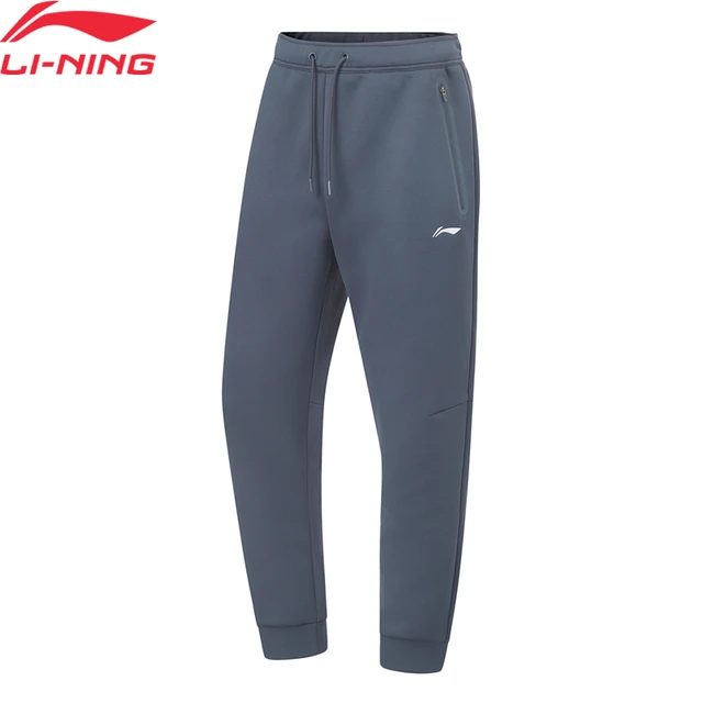 Li-Ning-Pantalon de survêtement pour homme, 100% polyester, style sportif,  coupe régulière FLEXAIR, logo veNing confortable, taille réglable,  fjAKLT439 - AliExpress