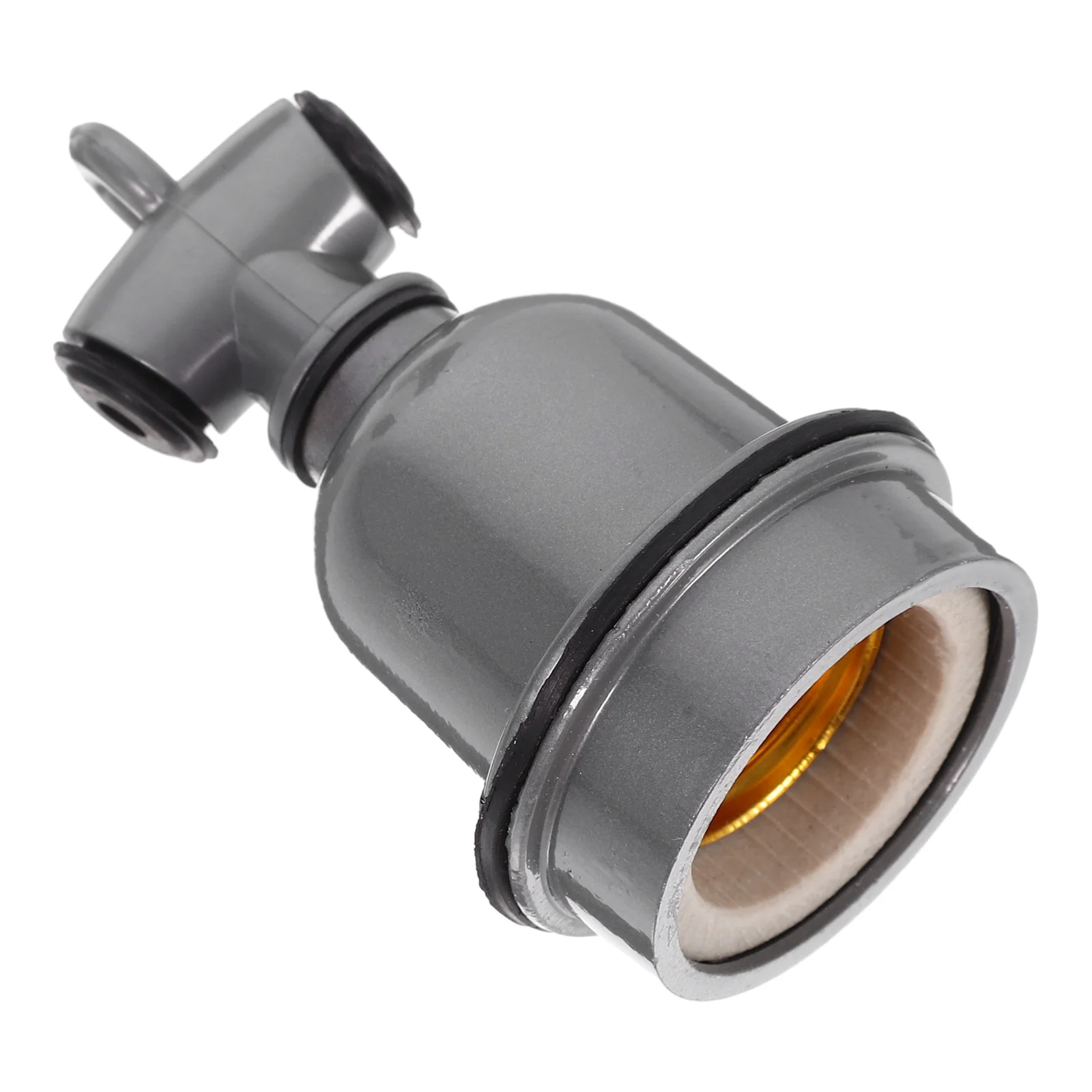 

2 Pcs Heat Preservation Lamp Holder Light Bulb Socket Sockets Metal E27 Parts for Making Lamps