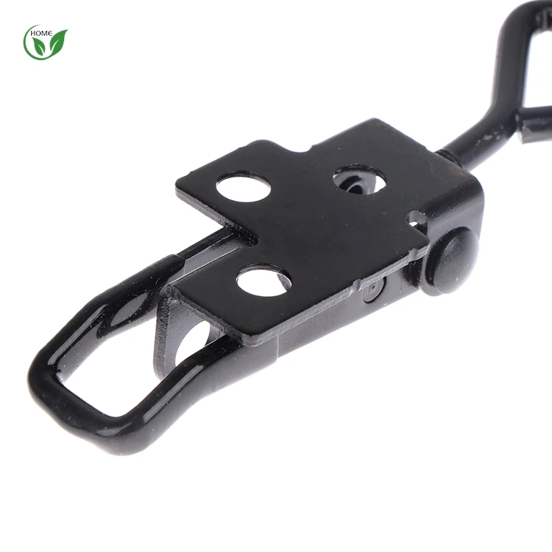 Toggle Latch Catch Toggle Clamp Adjustable Cabinet Boxes Lever Handle Lock Hasp For Home Sliding Door Furniture Hardware Black