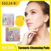 Kojic Acid Turmeric Cleansing Pads Exfoliate Face Cleansing Remove Dead Skin Smoothing Shrink Pores Oil Control Skin Care Pads 1