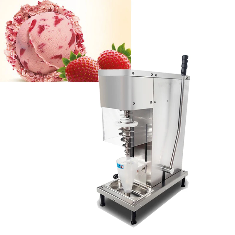 

Shipment Food Processing Equipment CE Single Pan Roll Ice Cream Machine With Full Refrigerant