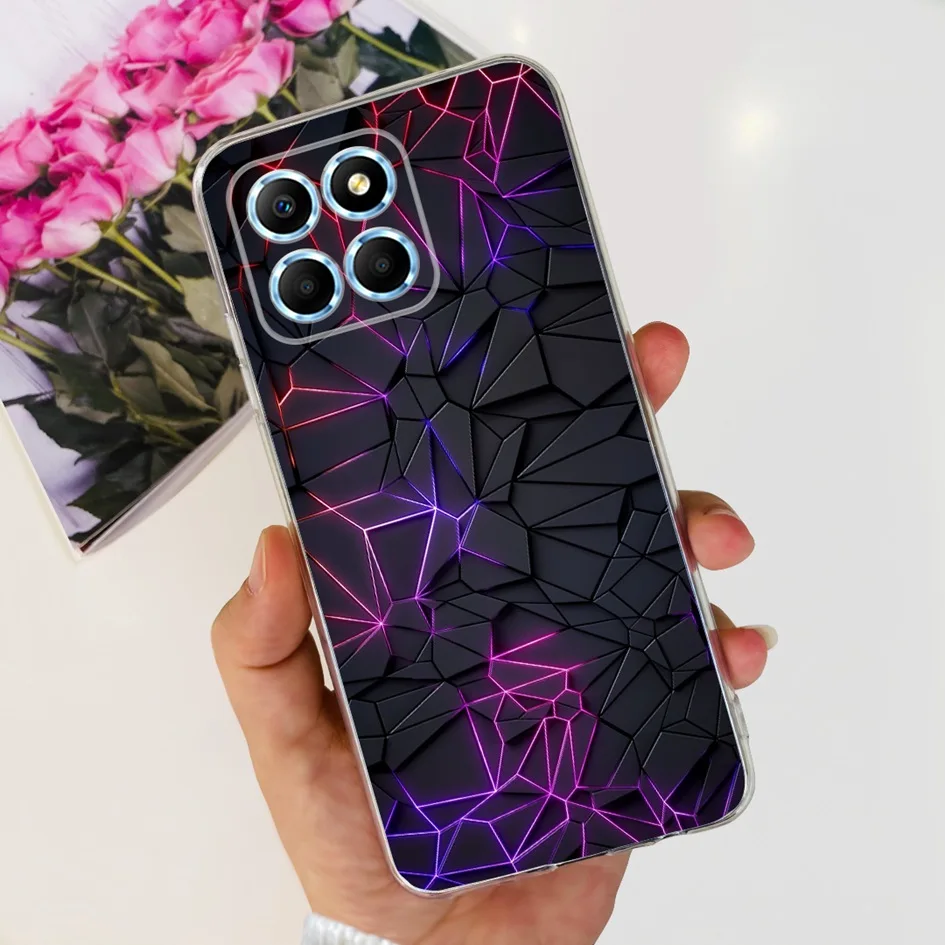 Fashion Butterfly Flower Soft Silicone Shockproof Phone Case Cover
