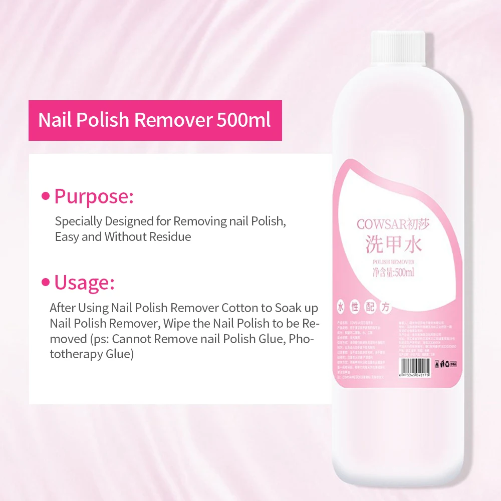 500ml/1000ml Nail Gel Remover Nail Polish Cleaner Brush Cleaner UV Gel Polish Fast Remove Liquid Manicure Care Nail Art Tools 6