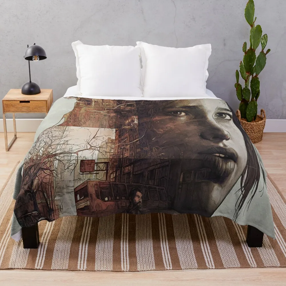 Ellie Portrait Tlou Coperta Da Tiro Coperta Decorativa Warmblanket