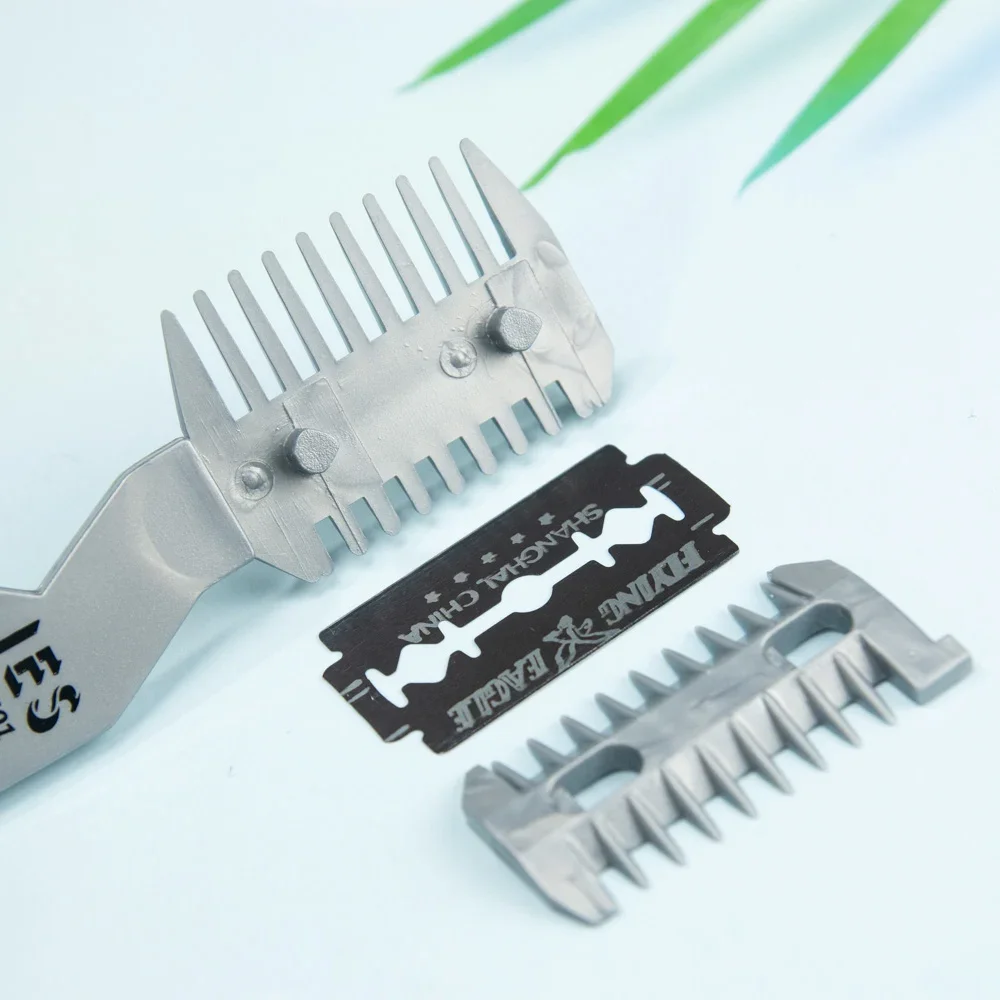 

1pc Professional Hair Comb with Blade Hair Razor Comb Hair Trimmer Thinning Device Styling Barber Salon Accessories