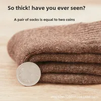 Thickened Warm Children's Woolen Socks Fleece-Lined Winter Footwear For Boys And Girls Wholesale 4