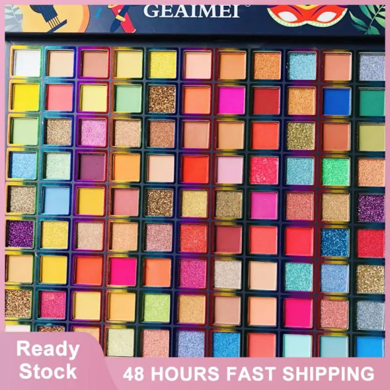 

Colors Eyeshadow Palette Brazilian Carnival Makeup Palette Matte Glitter Pearlescent Shimmer Eye Shadow Powder Neon Pigments