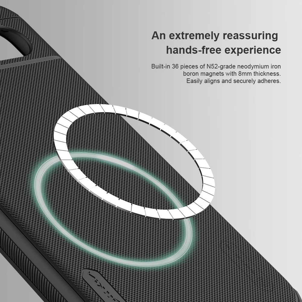 MagSafe Case For Google Pixel 8A Nillkin Frosted Shield Pro Shockproof Magnetic Wireless Charging Back Cover For Google Pixel 8A