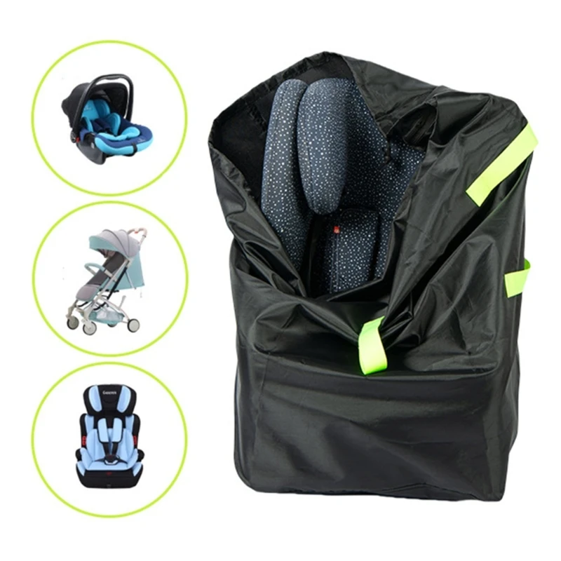 Foldable Airport Check Backpack Ergonomic Car Seats Bag Watertight Seats Travel Bag Cloth for Booster A2UB